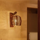 GobekUsa Bamboo Wall Sconce Light for Aisle Corridor Hotel Restaurant Café