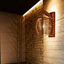 GobekUsa Bamboo Wall Sconce Light for Aisle Corridor Hotel Restaurant Café