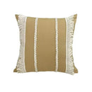 Boho beige & yellow linen cotton pillow cover living room decor by Decorbites