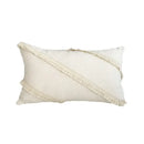Boho beige & yellow linen cotton pillow cover living room decor by Decorbites