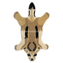 GobekUsa Boho Black Bear Rug 80x120cm: Hand Tufted Animal Shaped Area Carpet