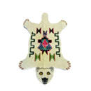 GobekUsa Boho Black Bear Rug 80x120cm: Hand Tufted Animal Shaped Area Carpet