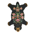 GobekUsa Boho Black Bear Rug 80x120cm: Hand Tufted Animal Shaped Area Carpet