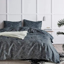 GobekUsa Boho Chic Stripe Bedding Set with Pillowcase - Ultra-Soft Microfiber Quilt Cover