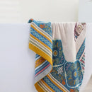 GobekUsa Boho Cotton Gauze Bath Towel - Quick-Dry & Large Wrap
