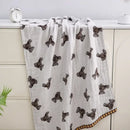 GobekUsa Boho Cotton Gauze Bath Towel - Quick-Dry & Large Wrap