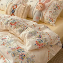GobekUsa Boho Cotton Printed Bedding Set | Super Soft Bed Sets for Single Double Size