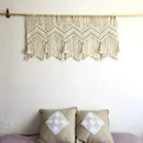 GobekUsa Boho Cotton Wove Door Curtain Tapestry for Bedside Wall Background