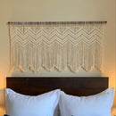 GobekUsa Boho Cotton Wove Door Curtain Tapestry for Bedside Wall Background