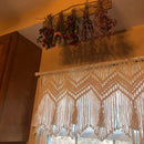 GobekUsa Boho Cotton Wove Door Curtain Tapestry for Bedside Wall Background