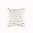 Boho cream cotton tassels cushion covers living room pillow case by Decorbites