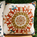 Boho ethnic flower elephant pillowcase pink & teal bedroom decor by Decorbites
