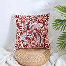 Boho farmhouse floral cream embroidered pillow covers living room by Decorbites