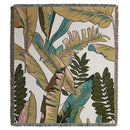 GobekUsa Boho Floral Cotton Blanket - Soft Bedspread for Beds, Sofa & Living Room
