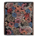 GobekUsa Boho Floral Cotton Blanket - Soft Bedspread for Beds, Sofa & Living Room