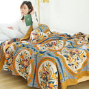 GobekUsa Cotton Gauze Leisure Blanket - Soft Boho Decor for Beds & Sofas