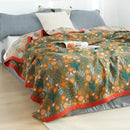 GobekUsa Cotton Gauze Leisure Blanket - Soft Boho Decor for Beds & Sofas