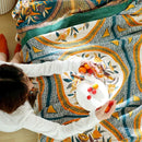 GobekUsa Cotton Gauze Leisure Blanket - Soft Boho Decor for Beds & Sofas