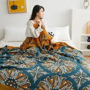 GobekUsa Cotton Gauze Leisure Blanket - Soft Boho Decor for Beds & Sofas