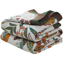 GobekUsa Boho Cotton Bedspread - Soft Gauze Throw Blanket for Bedroom and Sofa