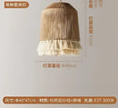 GobekUsa Boho Fringe Hemp Rope Tassel Pendant Light for Office Bedroom Living Room