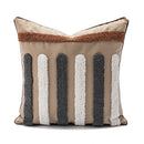 Boho geometric embroidery cushion cover living room throw pillow by Decorbites