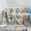 GobekUsa Boho Cotton Sofa Throw Blanket
