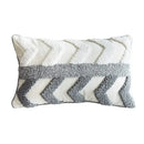 Boho geometric tufted tassel pillow cover living room set of 4 by Decorbites