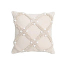 Boho geometric tufted tassel pillow cover living room set of 4 by Decorbites