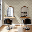 Boho Geometric Neutral Wallpaper | Textured Sand Pattern