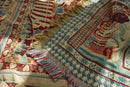 GobekUsa Boho Jacquard Knit Throw Blanket