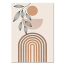 GobekUsa Boho Light Canvas Wall Art - Nordic Minimalist