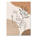 GobekUsa Boho Light Canvas Wall Art - Nordic Minimalist