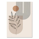 GobekUsa Boho Light Canvas Wall Art - Nordic Minimalist