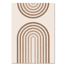 GobekUsa Boho Light Canvas Wall Art - Nordic Minimalist