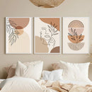 GobekUsa Boho Light Canvas Wall Art - Nordic Minimalist