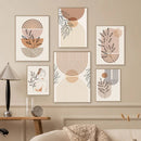 GobekUsa Boho Light Canvas Wall Art - Nordic Minimalist