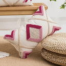 Boho loop tufted geometric pillow cover bedroom tassel cushion by Decorbites