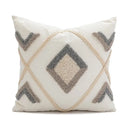 Boho loop tufted geometric pillow cover bedroom tassel cushion by Decorbites