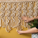 GobekUsa Boho Macrame Tapestry Curtain for Stylish Home Decor