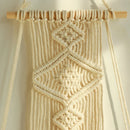 GobekUsa Boho Macrame Wood Wall Shelf Home Decor