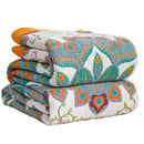 GobekUsa Boho Mandala Cotton Summer Blanket - Double-Sided Soft Throw for Beds, Sofas