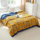 GobekUsa Boho Mandala Cotton Summer Blanket - Double-Sided Soft Throw for Beds, Sofas