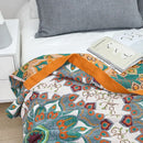 GobekUsa Boho Mandala Cotton Summer Blanket - Double-Sided Soft Throw for Beds, Sofas