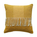 Boho moroccan fringed pillowcase set earthy tones living room decor by Decorbites