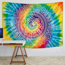 Boho multicolored indian mandala tapestry bedroom wall hanging by Decorbites