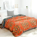 GobekUsa Gauze Boho Towel Blanket - Soft Cotton Nordic Sofa Cover & Throw