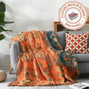 GobekUsa Gauze Boho Towel Blanket - Soft Cotton Nordic Sofa Cover & Throw