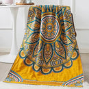 Boho patchwork cotton gauze bath towel bathroom wrap by Decorbites