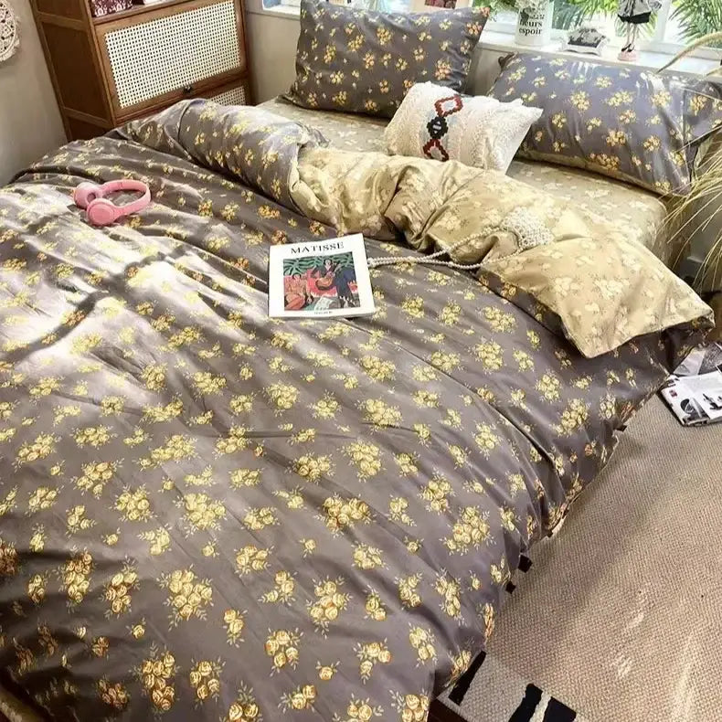 GobekUsa Boho Pattern Printed Cotton Bedding Set for Queen King Bed Linens, photo 12 of 12